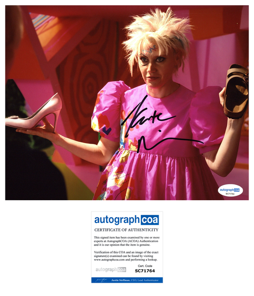 Kate McKinnon Barbie Signed Autograph 8x10 Photo ACOA