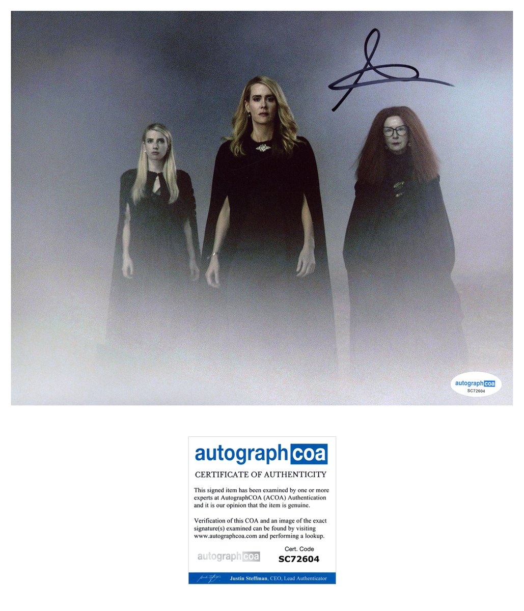 Sarah Paulson American Horror Story Signed Autograph 8x10 Photo ACOA ...