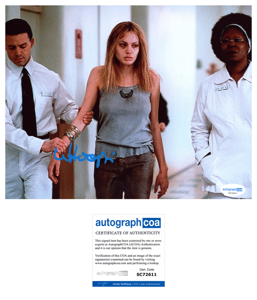 Whoopi Goldberg Girl Interrupted Signed Autograph 8x10 Photo ACOA