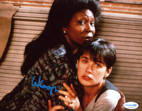 Whoopi Goldberg Ghost Signed Autograph 8x10 Photo ACOA