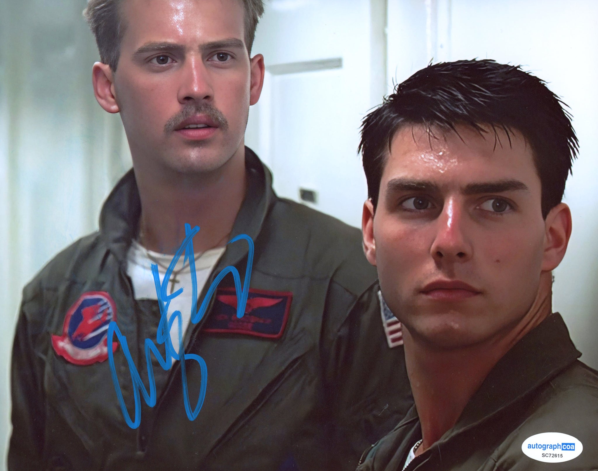 Anthony Edwards Top Gun Signed Autograph 8x10 Photo ACOA