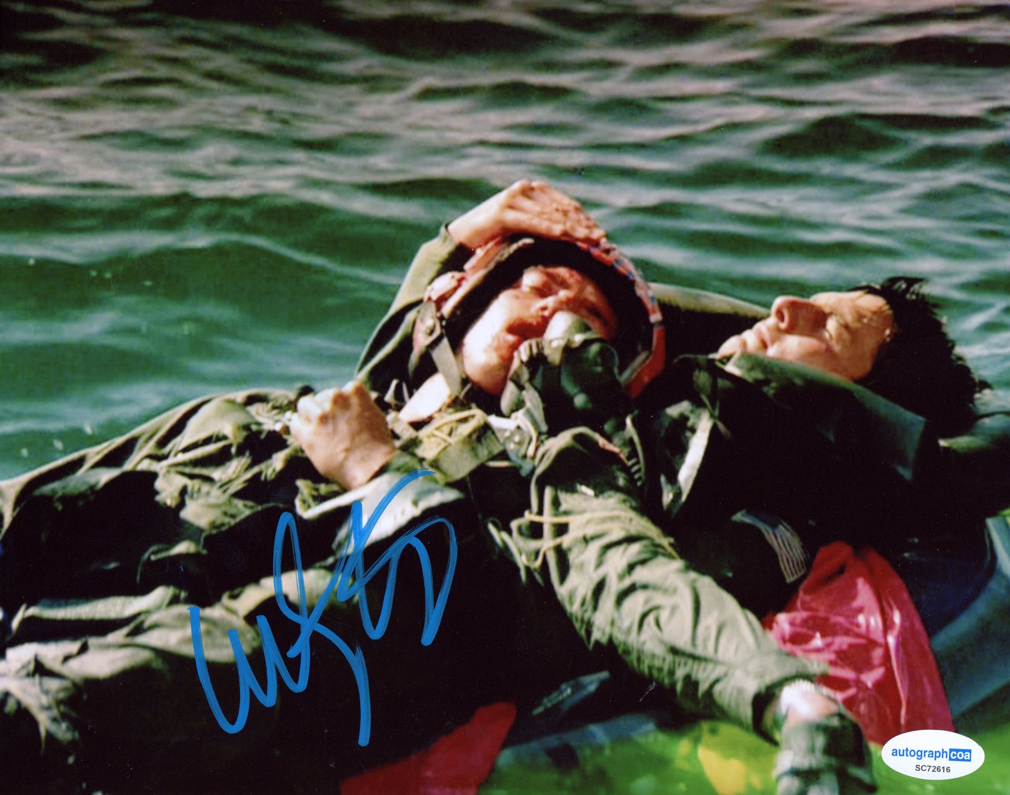 Anthony Edwards Top Gun Signed Autograph 8x10 Photo ACOA