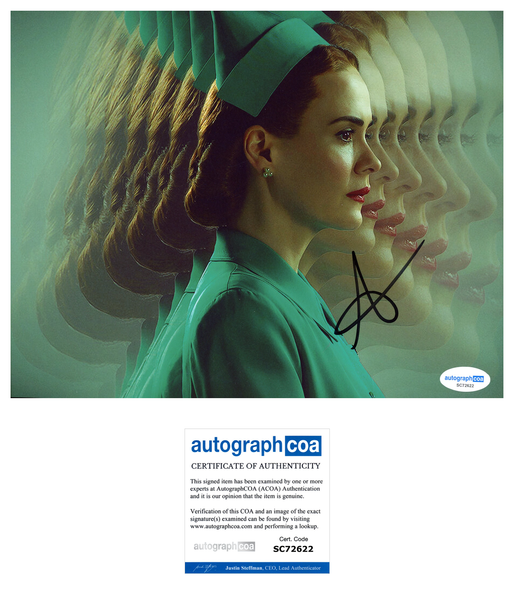 Sarah Paulson American Horror Story Signed Autograph 8x10 Photo ACOA