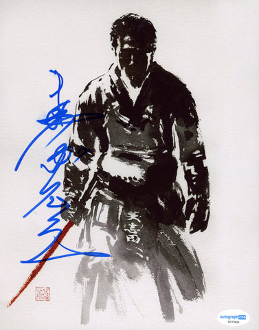 Hiroyuki Sanada Wolverine Signed Autograph 8x10 Photo ACOA