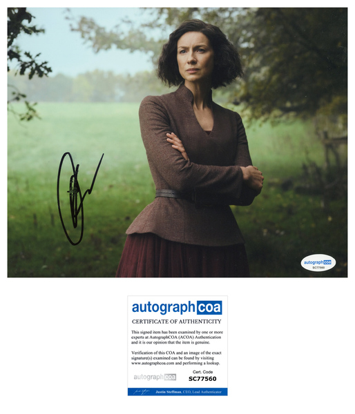 Caitriona Balfe Outlander Signed Autograph 8x10 Photo ACOA