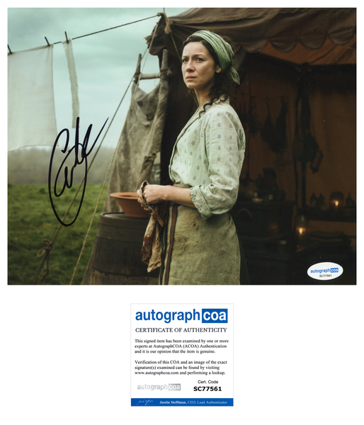 Caitriona Balfe Outlander Signed Autograph 8x10 Photo ACOA