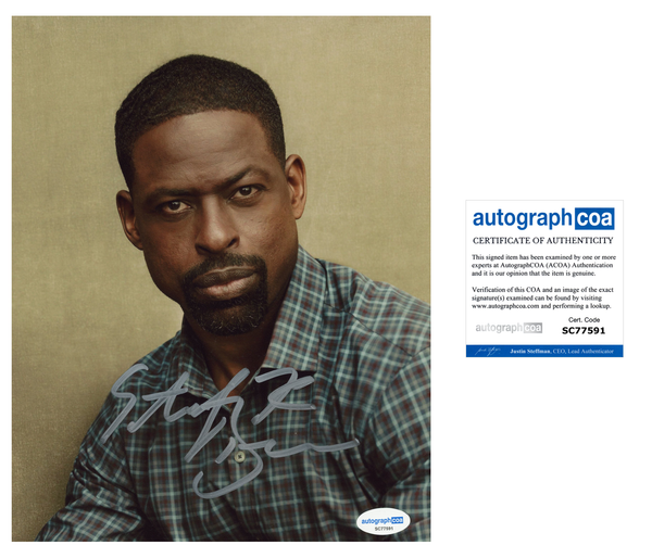 Sterling K Brown This is Us Signed Autograph 8x10 Photo ACOA