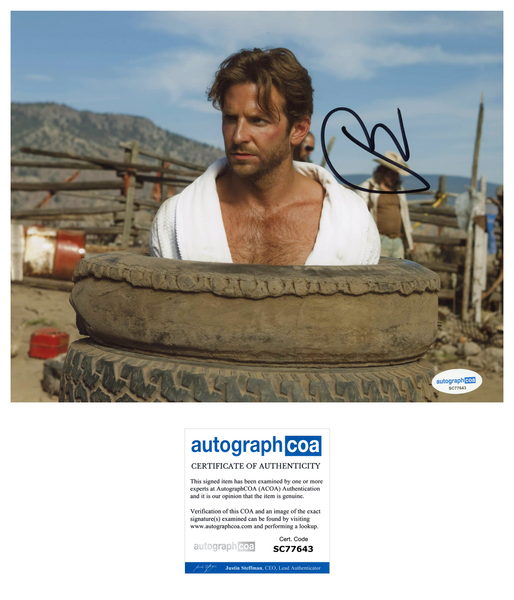 Bradley Cooper A-Team Signed Autograph 8x10 Photo ACOA