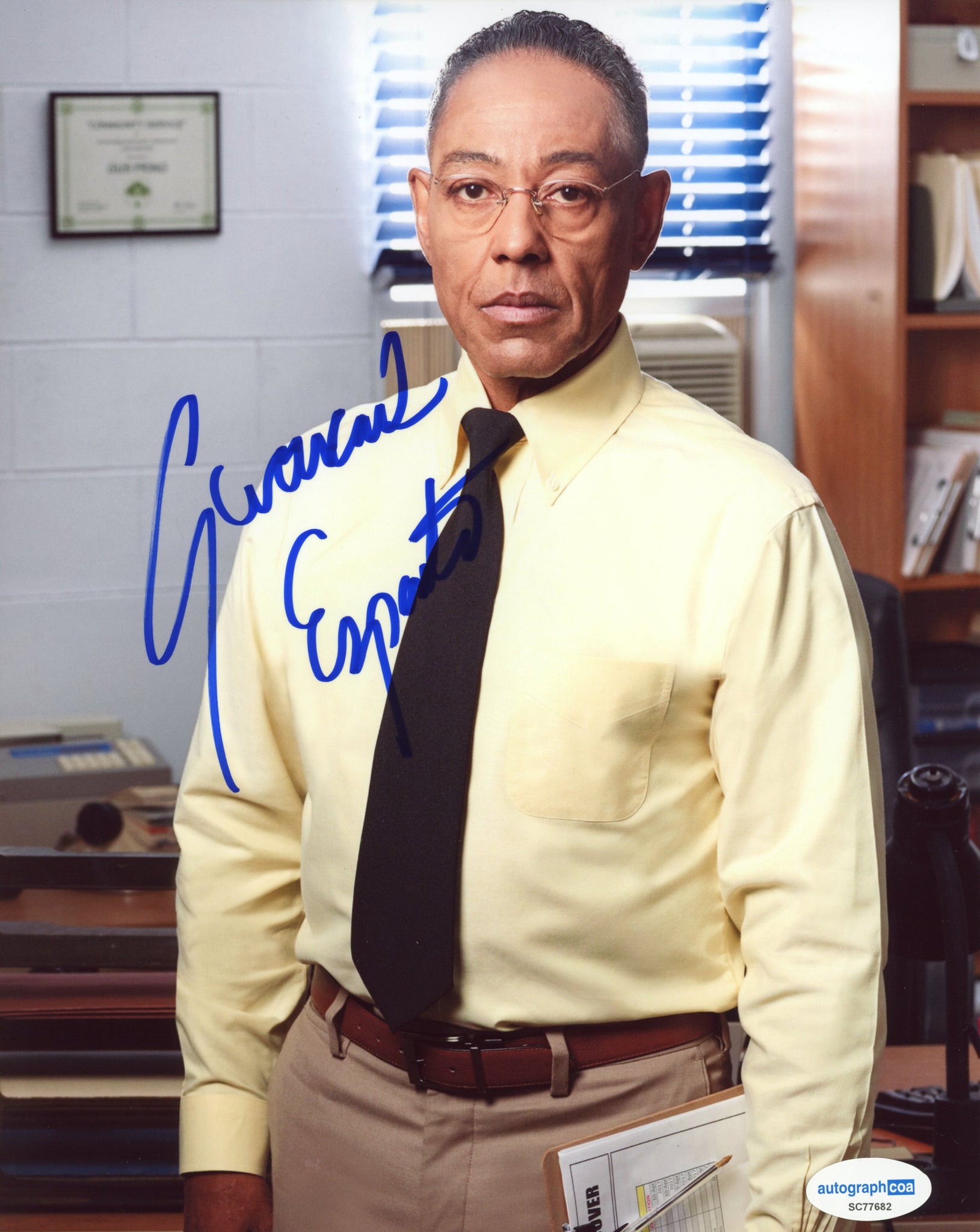 Giancarlo Esposito Breaking Bad Signed Autograph 8x10 Photo ACOA