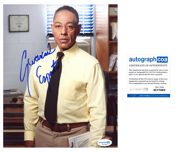 Giancarlo Esposito Breaking Bad Signed Autograph 8x10 Photo ACOA