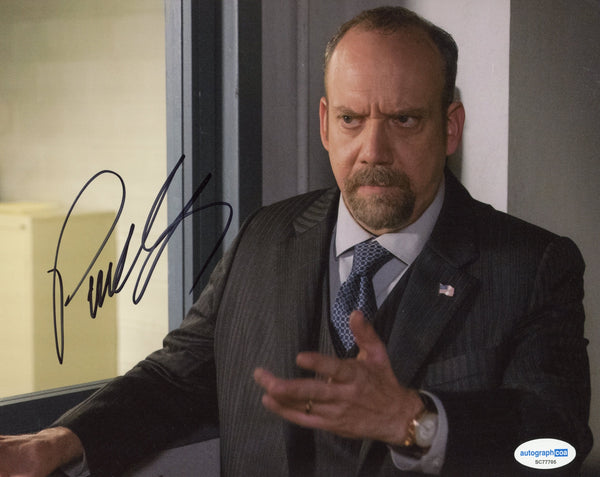 Paul Giamatti Billions Signed Autograph 8x10 Photo ACOA