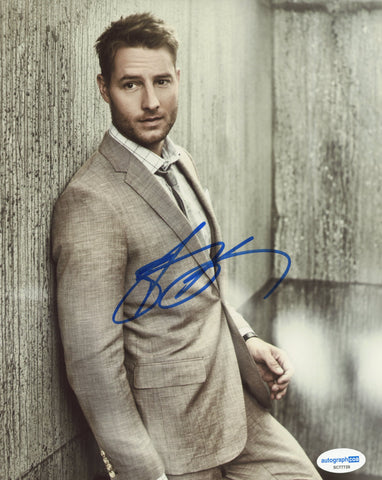 Justin Hartley Tracker Signed Autograph 8x10 Photo ACOA