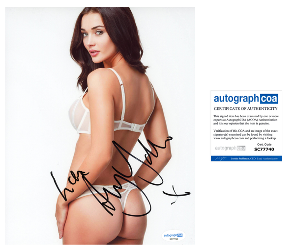 Amy Jackson Sexy Signed Autograph 8x10 Photo ACOA