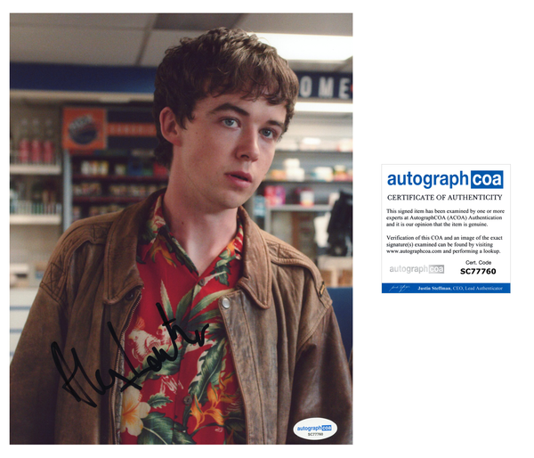 Alex Lawther End of the World Signed Autograph 8x10 Photo ACOA