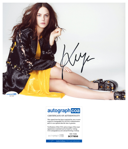 Kaya Scodelario Skins Signed Autograph 8x10 Photo ACOA