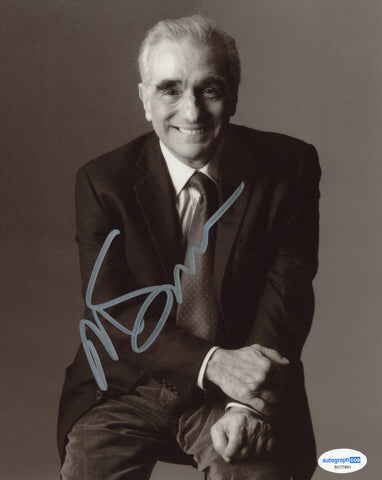 Martin Scorsese Signed Autograph 8x10 Photo ACOA`