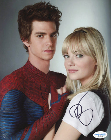 Emma Stone Spider-Man Signed Autograph 8x10 Photo ACOA