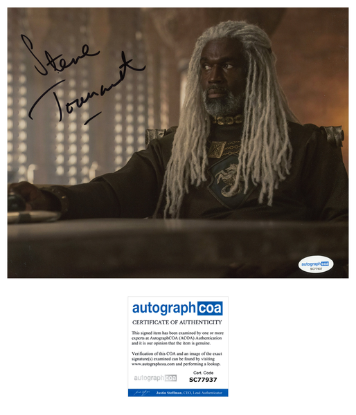 Steve Toussaint House of Dragon Signed Autograph 8x10 Photo ACOA