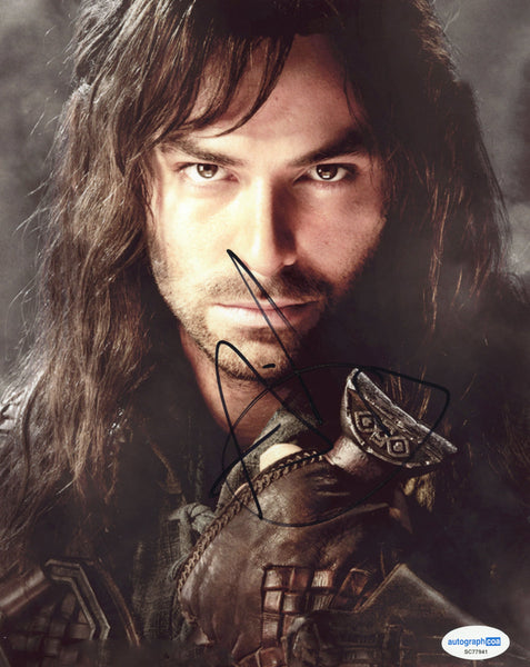 Aidan Turner The Hobbit Signed Autograph 8x10 Photo ACOA