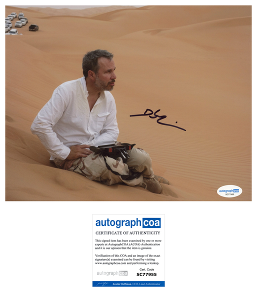 Denis Villeneuve Dune Signed Autograph 8x10 Photo ACOA