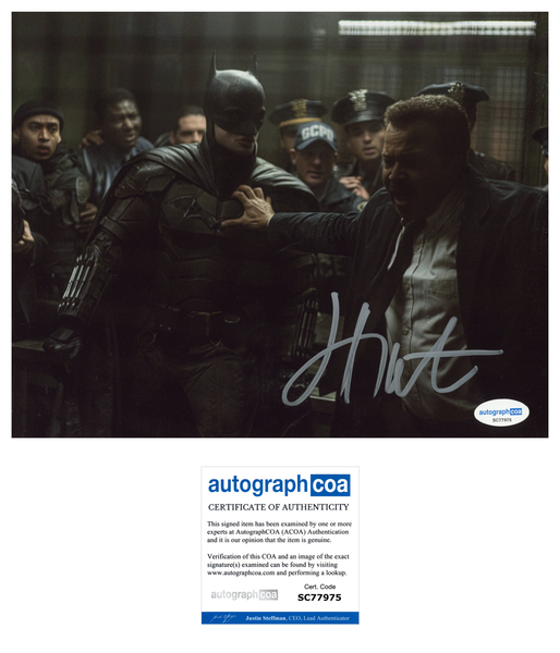 Jeffrey Wright Batman Signed Autograph 8x10 Photo ACOA