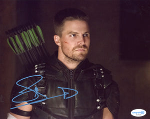 Stephen Amell Arrow Signed Autograph 8x10 Photo ACOA