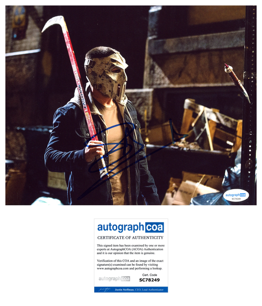 Stephen Amell Ninja Turtles Signed Autograph 8x10 Photo ACOA