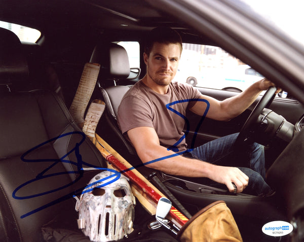 Stephen Amell Ninja Turtles Signed Autograph 8x10 Photo ACOA