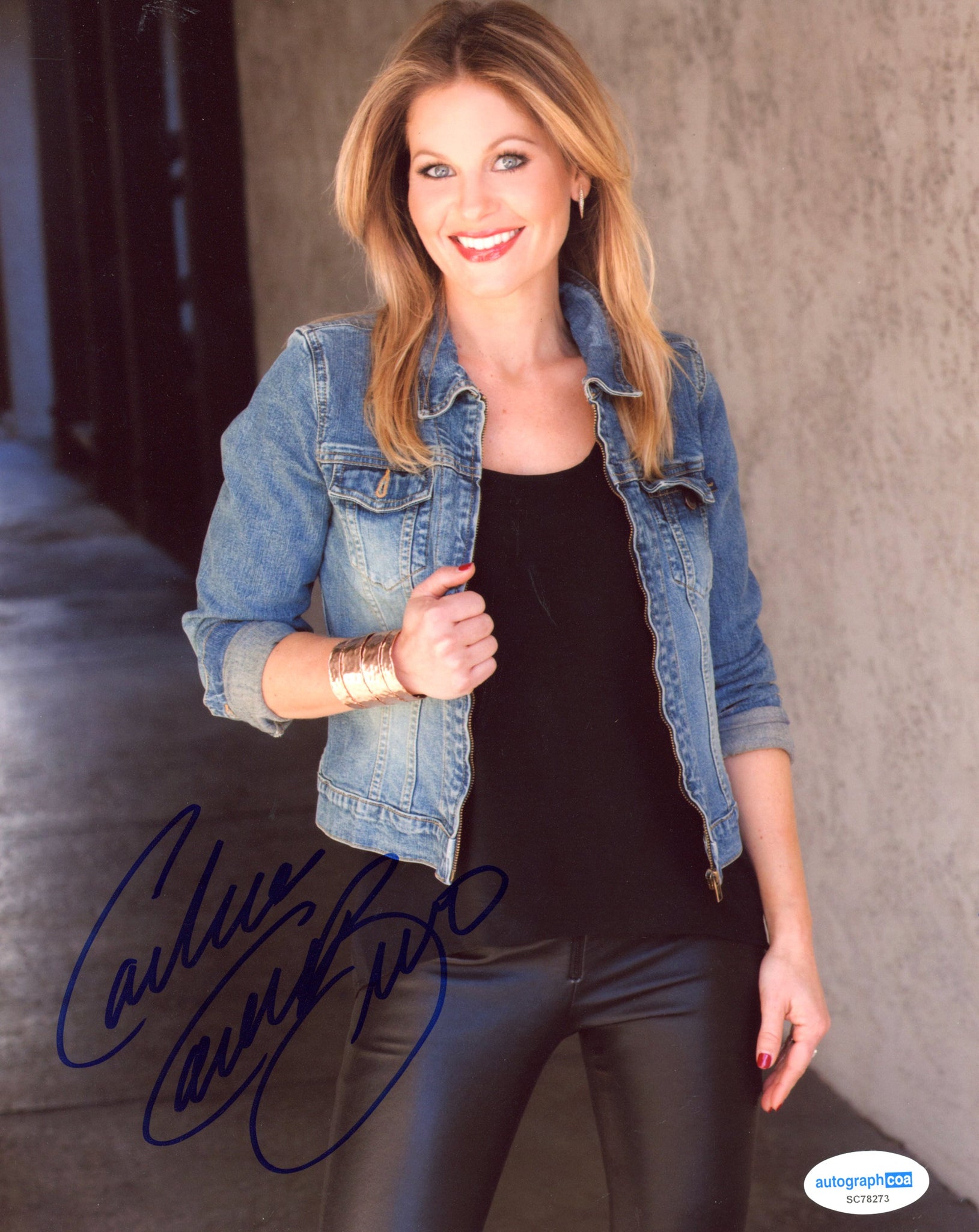 Candace Cameron Bure Signed Autograph 8x10 Photo ACOA