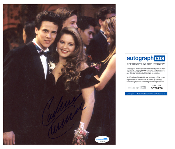 Candace Cameron Bure Signed Autograph 8x10 Photo ACOA