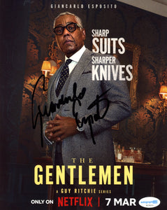 Giancarlo Esposito Gentlemen Signed Autograph 8x10 Photo ACOA