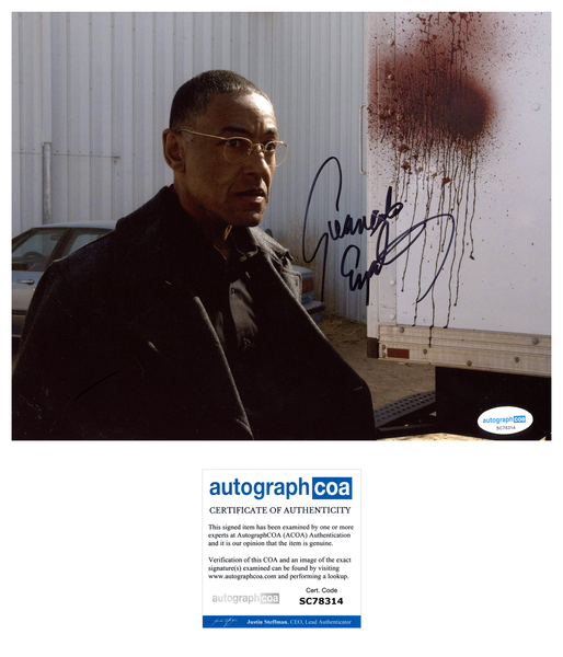 Giancarlo Esposito Breaking Bad Signed Autograph 8x10 Photo ACOA