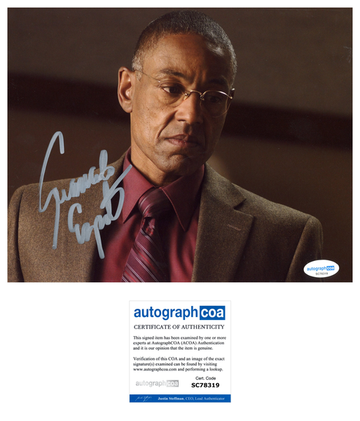 Giancarlo Esposito Breaking Bad Signed Autograph 8x10 Photo ACOA