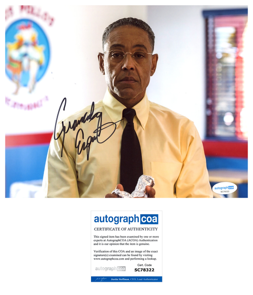 Giancarlo Esposito Breaking Bad Signed Autograph 8x10 Photo ACOA