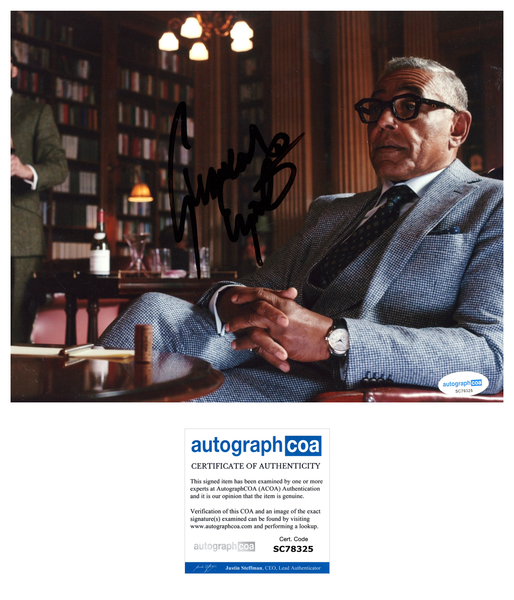 Giancarlo Esposito Gentlemen Signed Autograph 8x10 Photo ACOA