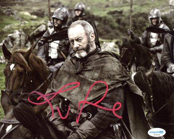 Liam Cunningham Game of Thrones Signed Autograph 8x10 Photo ACOA