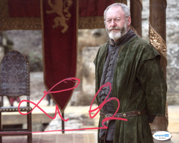 Liam Cunningham Game of Thrones Signed Autograph 8x10 Photo ACOA