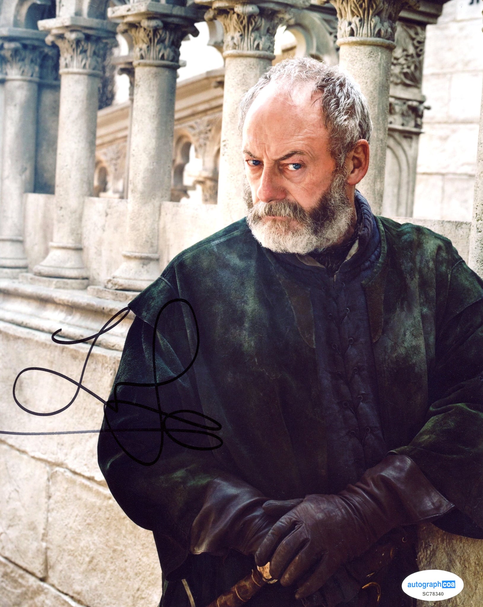 Liam Cunningham Game of Thrones Signed Autograph 8x10 Photo ACOA