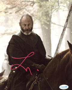 Liam Cunningham Game of Thrones Signed Autograph 8x10 Photo ACOA