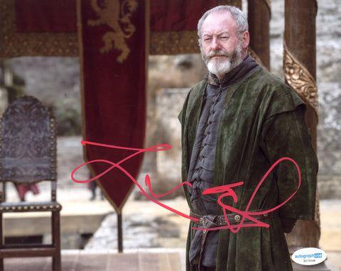 Liam Cunningham Game of Thrones Signed Autograph 8x10 Photo ACOA