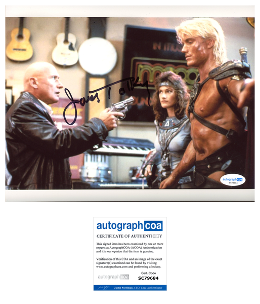 James Tolkan Masters Signed Autograph 8x10 Photo ACOA