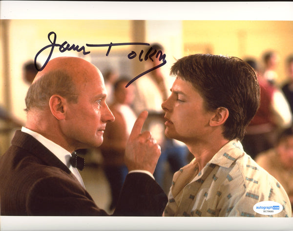 James Tolkan Back Future Signed Autograph 8x10 Photo ACOA