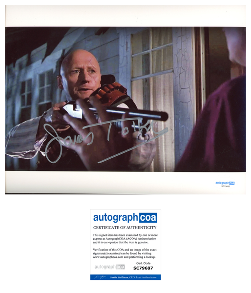 James Tolkan Back Future Signed Autograph 8x10 Photo ACOA