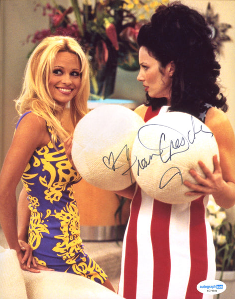 Fran Drescher Sexy Signed Autograph 8x10 Photo ACOA