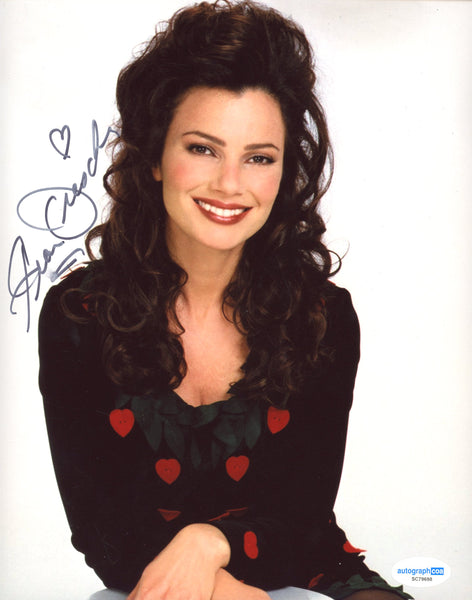 Fran Drescher Sexy Signed Autograph 8x10 Photo ACOA