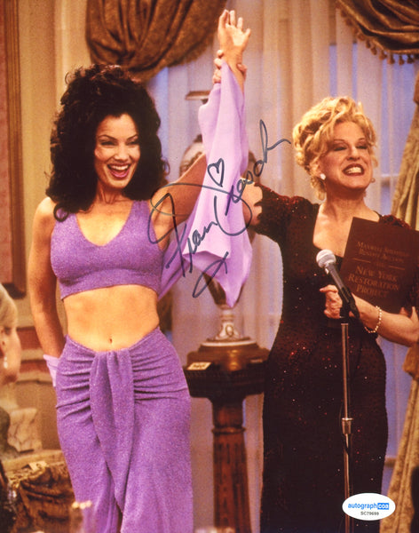 Fran Drescher Sexy Signed Autograph 8x10 Photo ACOA