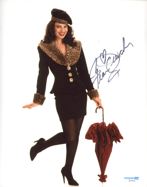 Fran Drescher Sexy Signed Autograph 8x10 Photo ACOA