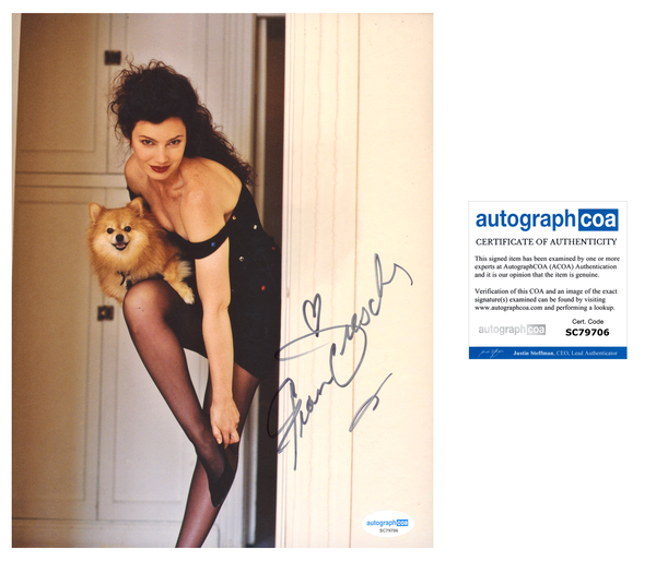 Fran Drescher Sexy Signed Autograph 8x10 Photo ACOA