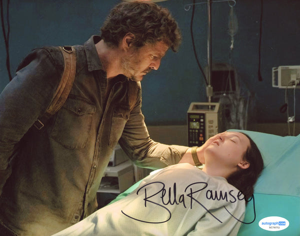 Bella Ramsey Last of Us Signed Autograph 8x10 Photo ACOA