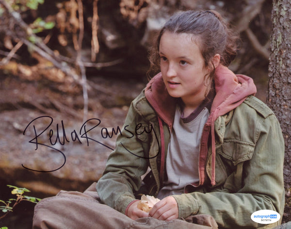 Bella Ramsey Last of Us Signed Autograph 8x10 Photo ACOA